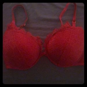 Gilligan & O’Malley Red Push-Up Bra 38D